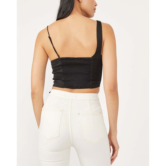 🎉LAST CHANCE🎉 NWT Free People Mila Top / Black - Picture 6 of 9
